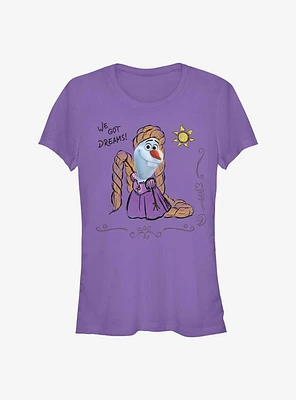 Disney Olaf Presents Rapunzel Girls T-Shirt