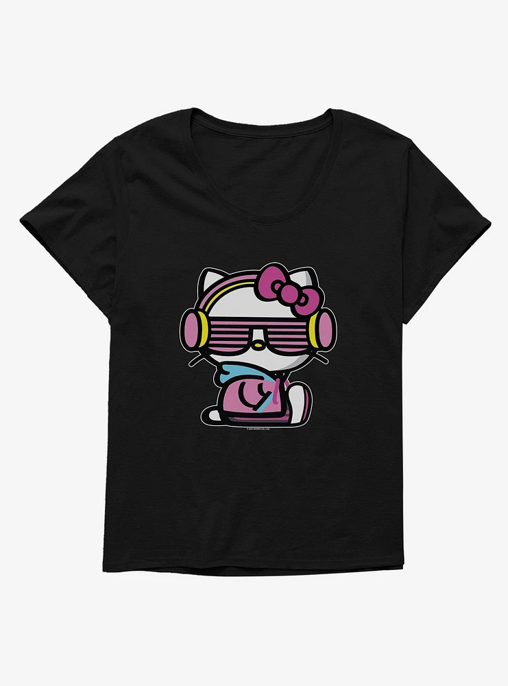 Hello Kitty Shutter Sunnies Girls T-Shirt Plus