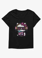 Hello Kitty Shutter Sunnies Girls T-Shirt Plus