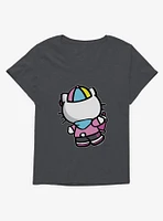 Hello Kitty Spray Can Back Girls T-Shirt Plus