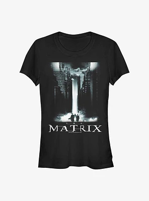 The Matrix Cityscape Postera Girls T-Shirt