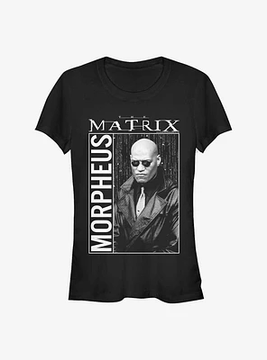 The Matrix Morpheus Hero Shot Girls T-Shirt