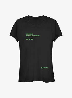 The Matrix Wake Up Girls T-Shirt