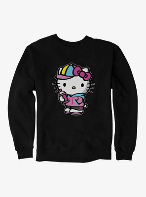 Hello Kitty Spray Can Front Sweatshirt