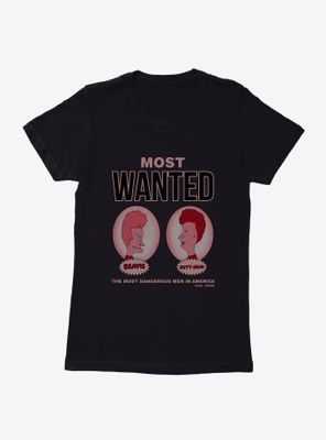 Beavis And Butthead Most Wanted Womens T-Shirt