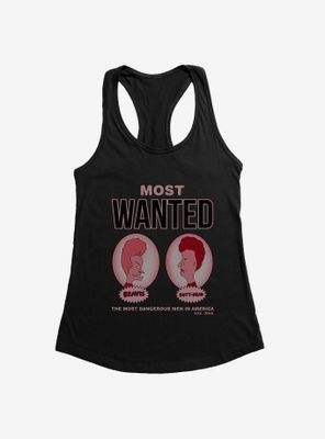 Beavis And Butthead Most Wanted Womens Tank Top