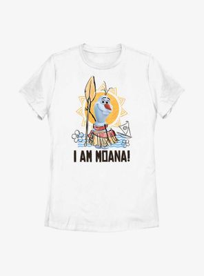 Disney Olaf Presents Moana Outfit Womens T-Shirt