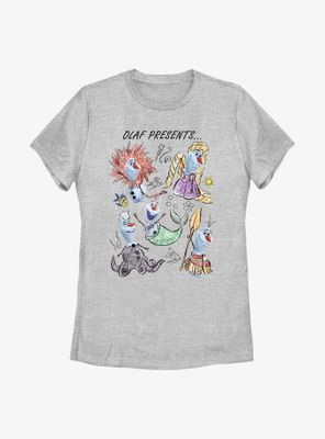 Disney Olaf Presents Outfits Womens T-Shirt