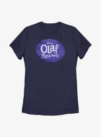 Disney Olaf Presents Logo Womens T-Shirt