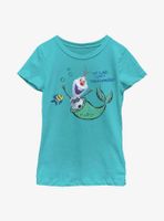 Disney Olaf Presents Ariel Mermaid Outfit Youth Girls T-Shirt