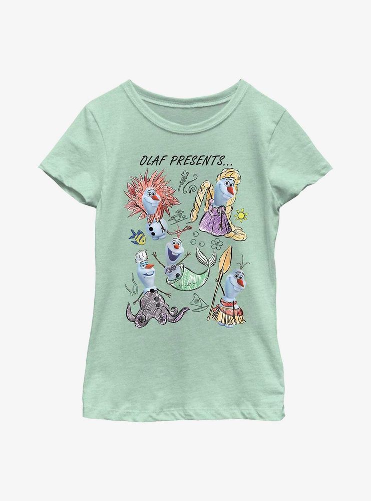 Disney Olaf Presents Outfits Youth Girls T-Shirt