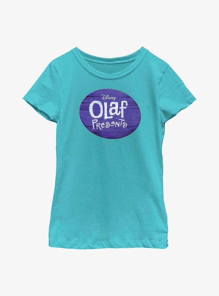 Disney Olaf Presents Logo Youth Girls T-Shirt