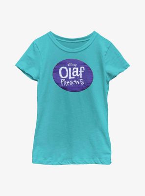 Disney Olaf Presents Logo Youth Girls T-Shirt