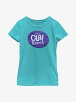 Disney Olaf Presents Logo Youth Girls T-Shirt