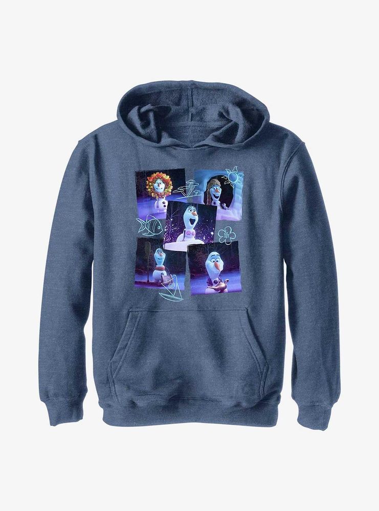 Disney Olaf Presents Frame Box Up Youth Hoodie