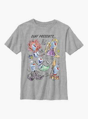 Disney Olaf Presents Outfits Youth T-Shirt