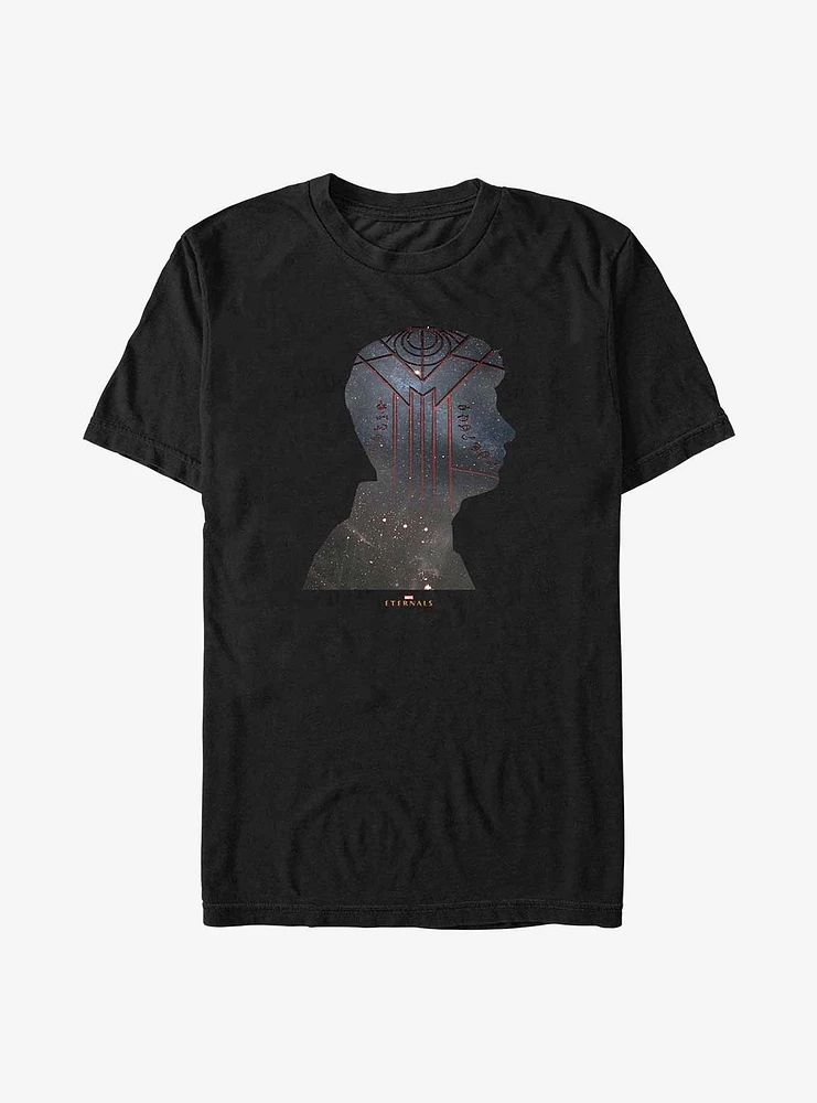 Marvel Eternals Galaxy Druig Silhouette T-Shirt