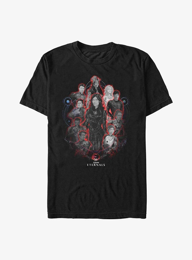 Marvel Eternals Painted Group T-Shirt