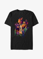 Marvel Eternals Triangle Group Poster T-Shirt
