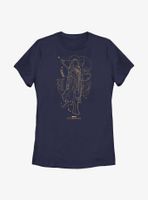 Marvel Eternals Ajak Hero Line Art Womens T-Shirt