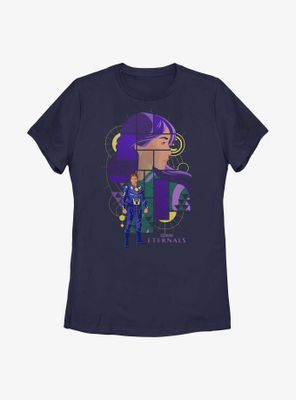 Marvel Eternals Sersi Collage Womens T-Shirt