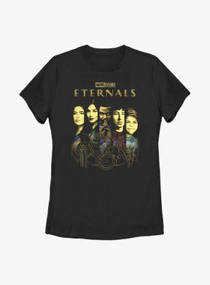 Marvel Eternals Sliced Panels Womens T-Shirt