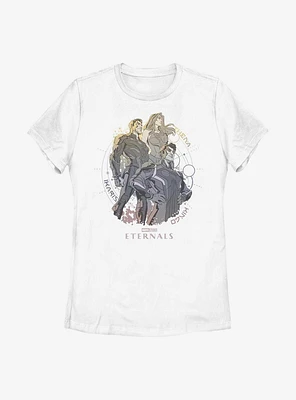 Marvel Eternals Immortals Walking Earth Womens T-Shirt