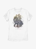 Marvel Eternals Immortals Walking Earth Womens T-Shirt