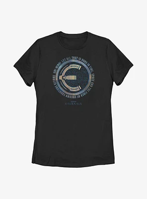 Marvel Eternals Circle Emblem Oath Womens T-Shirt