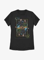 Marvel Eternals Sersi & Ikaris Playing Card Womens T-Shirt