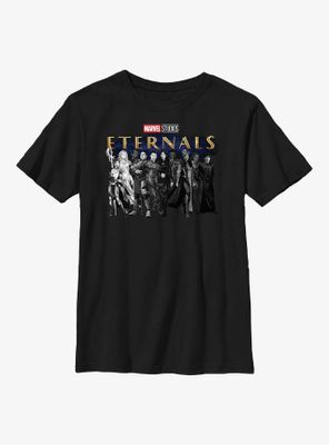 Marvel Eternals Heroes Lineup Youth T-Shirt