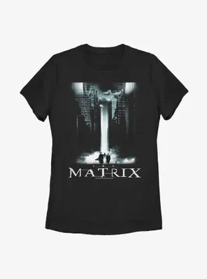 The Matrix Cityscape Poster Womens T-Shirt