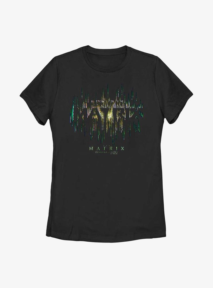 The Matrix Glitch Womens T-Shirt