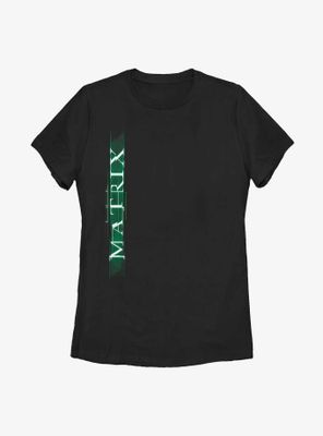 The Matrix Vertical Logo Womens T-Shirt