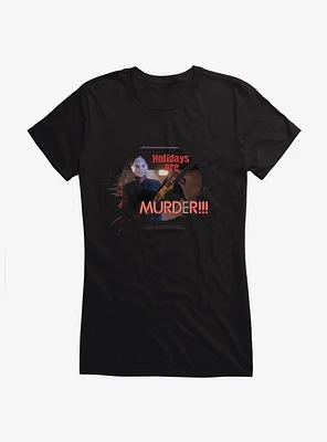 National Lampoon's Christmas Vacation Holidays Are Murder Girl's T-Shirt