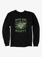 Rick And Morty Splatter Sweatshirt