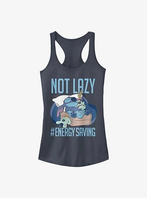 Disney Lilo & Stitch Not Lazy Energy Saving Girls Tank