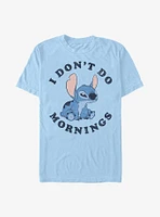 Disney Lilo & Stitch I Don't Do Mornings T-Shirt