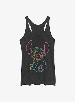 Disney Lilo & Stitch Neon Girls Tank