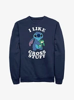 Disney Lilo & Stitch I Like Gross Stuff Crew Sweatshirt