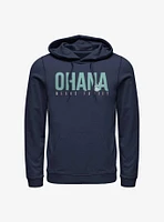 Disney Lilo & Stitch Ohana Bold Hoodie