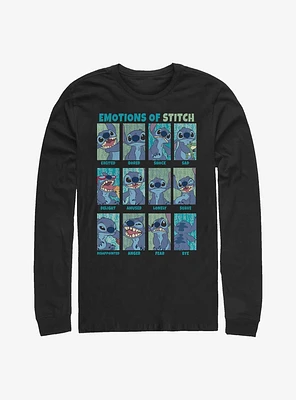 Disney Lilo & Stitch Emotions Of Long-Sleeve T-Shirt