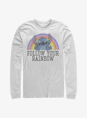 Disney Lilo & Stitch Follow Your Rainbow Long-Sleeve T-Shirt