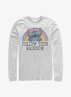 Disney Lilo & Stitch Follow Your Rainbow Long-Sleeve T-Shirt