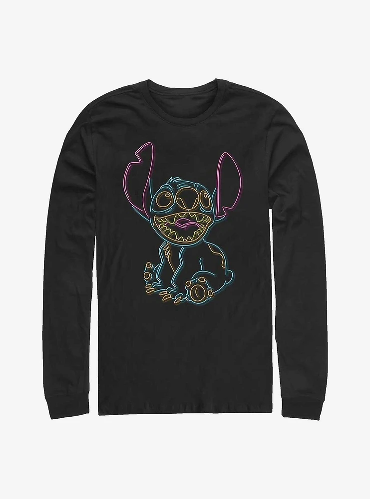Disney Lilo & Stitch Neon Long-Sleeve T-Shirt