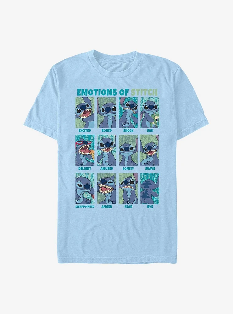 Disney Lilo & Stitch Emotions Of T-Shirt