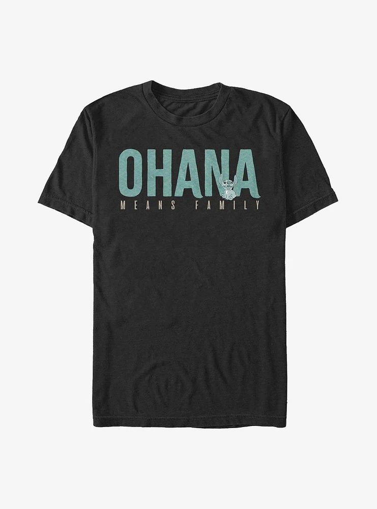 Disney Lilo & Stitch Ohana Bold T-Shirt