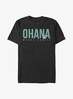 Disney Lilo & Stitch Ohana Bold T-Shirt