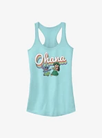 Disney Lilo & Stitch Rainbow Ohana Girls Tank