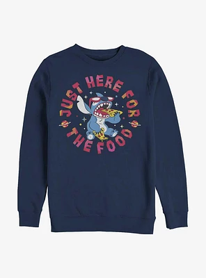 Disney Lilo & Stitch Just Here For The Food Crew Sweatshirt